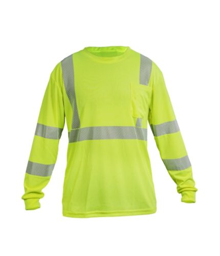 Playera manga larga HV con reflejante SR1073