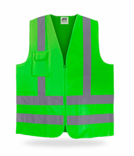 CHALECO BRIGADIER ALTA VISIBILIDAD ZIPPER SR1051