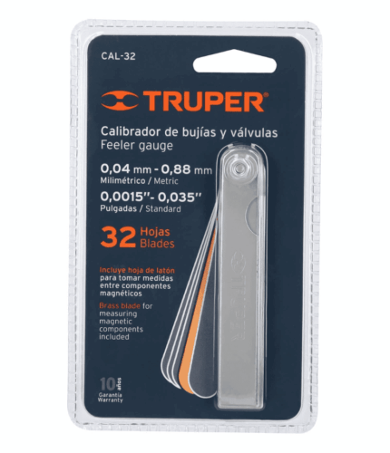 Calibrador de 32 hojas std / mm, TRUPER