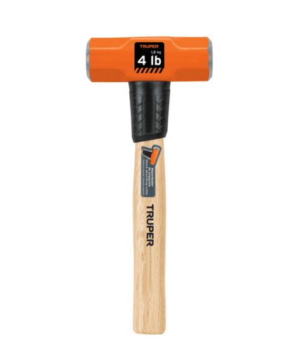 Marro octagonal 4 lb, mango de madera 12", TRUPER