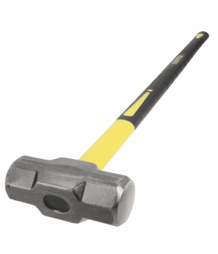 Marro octagonal cabeza forjada con mango largo de fibra de vidrio 36", 10 lb