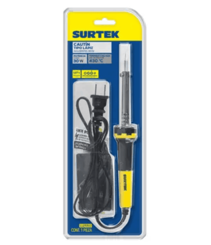 Cautín tipo lápiz 30 W, 2100°C, 120 V