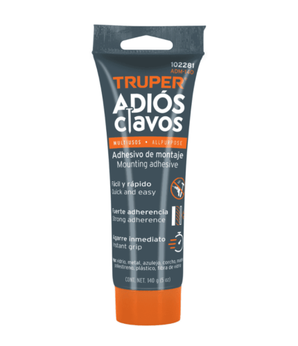 Adhesivo de montaje Adiós clavos, 140 g, TRUPER