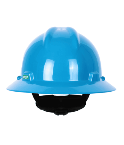 Casco ala ancha porta lampara AZUL M2305611F