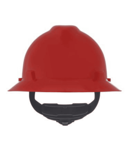 Casco MSA sin Portalámpara Rojo – M2303531ARF