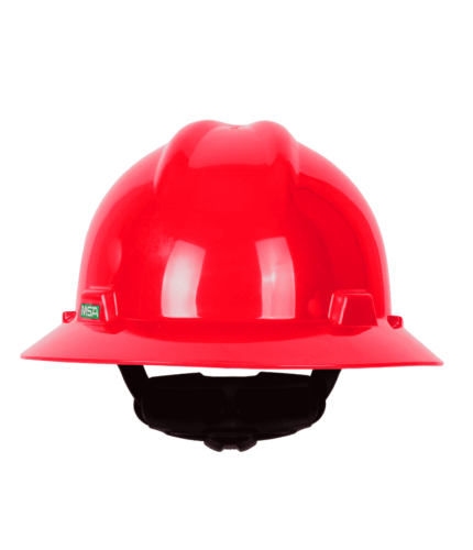 Casco ala ancha porta lampara ROJO M2303531B