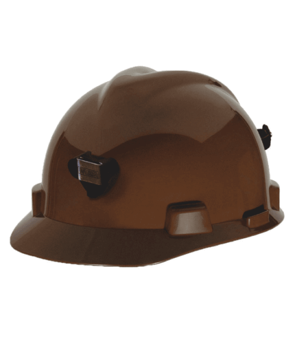 Casco de cachucha con porta lampara CAFÉ M2311331CR